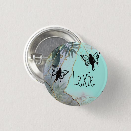 Fantasy Fairies Ronde Button 3,2 Cm (Voorkant /achterkant)