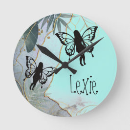 Fantasy Fairies Ronde Klok