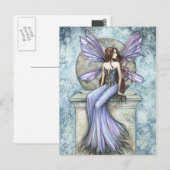 Fantasy Fairy Ansichtkaart 'Serenity' Briefkaart (Voorkant / Achterkant)