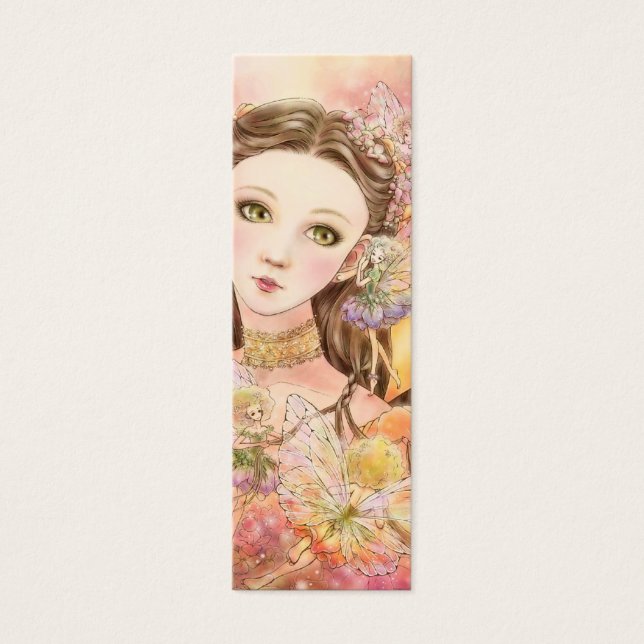 Fantasy Fairy Bladwijzer Mini Visitekaartjes (Voorkant)
