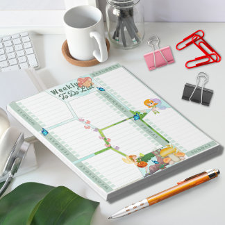 Fantasy Fairy Butterfly Mushroom met een groen the Notitieblok