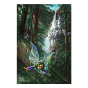 Fantasy Fairy Castle Foto Afdruk