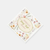 Fantasy Fairy Eerste Wildflower Papier servet (Hoek)