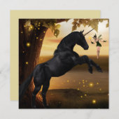 Fantasy Fairy en Black Unicorn (Voorkant / Achterkant)