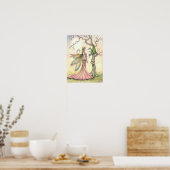 Fantasy Fairy en Dragon Art van Molly Harrison Poster (Keuken)