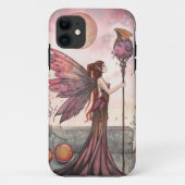 Fantasy Fairy en Dragon iPhone hoesje (Achterkant)