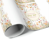 Fantasy Fairy First Wildflower Cadeaupapier (Rol Hoek)