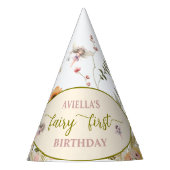 Fantasy Fairy First Wildflower Feesthoedjes (Voorkant)