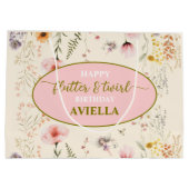 Fantasy Fairy Flutter and Twirl Wildflower Groot Cadeauzakje (Achterkant)