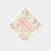 Fantasy Fairy Flutter en Twirl Wildflower Servet (Hoek)