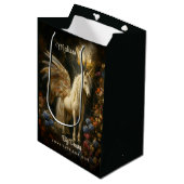 Fantasy Fairy Horse Forest Eenhoorn Medium Cadeauzakje (Voorkant Gekanteld)