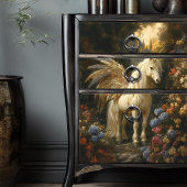 Fantasy Fairy Horse met veelkleurige vleugels Tissuepapier