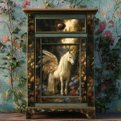 Fantasy Fairy Horse met veelkleurige vleugels Tissuepapier