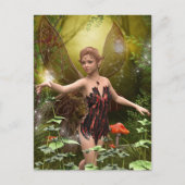 Fantasy Fairy in het Rode Briefkaart (Voorkant)