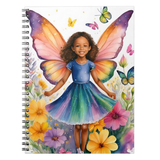 Fantasy Fairy Notitieboek 6,5 x 8,75 inch (Voorkant)