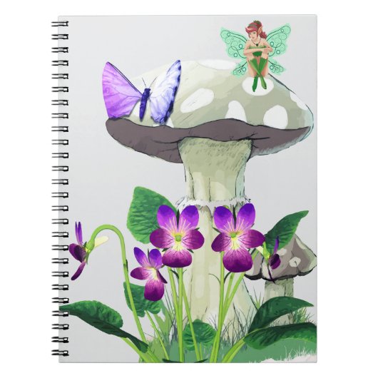 Fantasy Fairy Notitieboek 6,5 x 8,75 inch (Voorkant)