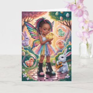 Fantasy Fairy Pasenkaart Betoverde Lente Kaart
