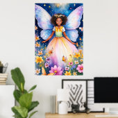 Fantasy Fairy Poster (Thuiskantoor)