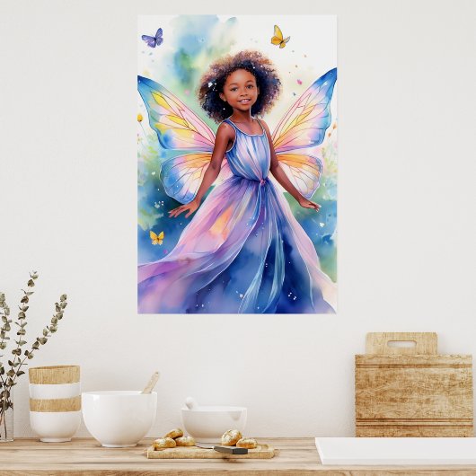 Fantasy Fairy Poster (Keuken)