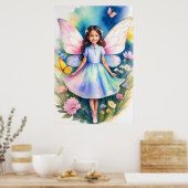 Fantasy Fairy Poster (Keuken)