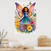 Fantasy Fairy Poster (Keuken)