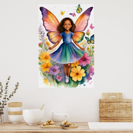 Fantasy Fairy Poster (Keuken)