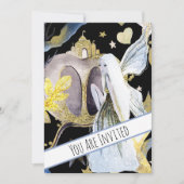 ** Fantasy Fairy Pumpkin Baby shower Uitnodiging (Voorkant)