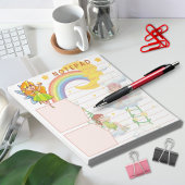 Fantasy Fairy Rainbow Moon Stars Cloud Theme Notitieblok