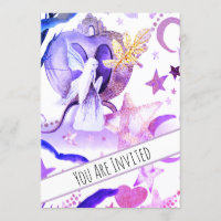 *~* Fantasy Fairy Tale Sky Baby shower Invitation