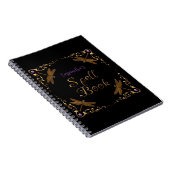 Fantasy Fairy Tale Spell Book gepersonaliseerd Notitieboek (Rechterzijde)