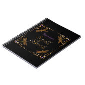 Fantasy Fairy Tale Spell Book gepersonaliseerd Notitieboek (Linkerzijde)