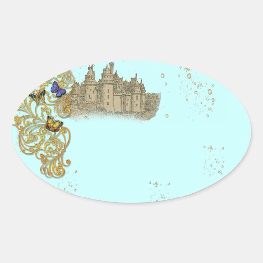 Fantasy Fairy Tale Stickers Labels (Voorkant)