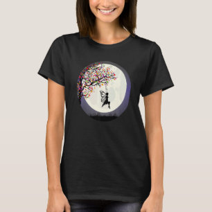 Fantasy Fairy Tree Fairy Maan Fairy Swing T-shirt