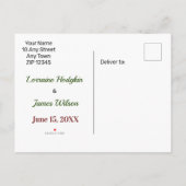 Fantasy Fairy-verhaal Save the Date Tree Face Swan Aankondigingskaart (Achterkant)