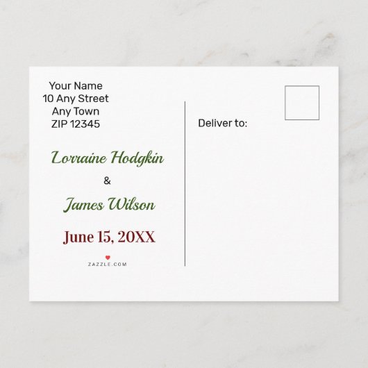 Fantasy Fairy-verhaal Save the Date Tree Face Swan Aankondigingskaart (Achterkant)