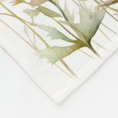 Fantasy Fairy wilde bloem pastel  Fleece Deken (Hoek)