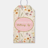 Fantasy Fairy Wildflower Bedankt Cadeaulabel (Voorkant)