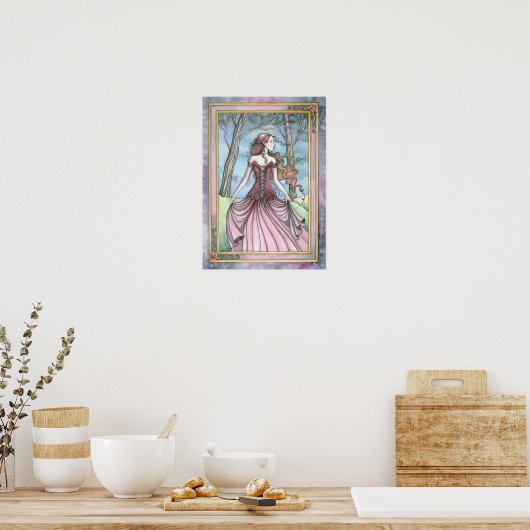 Fantasy Fairytale Art Print Poster (Keuken)