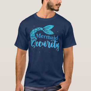 Fantasy Fairytale Mermaid Security Mermaid Tail T-shirt