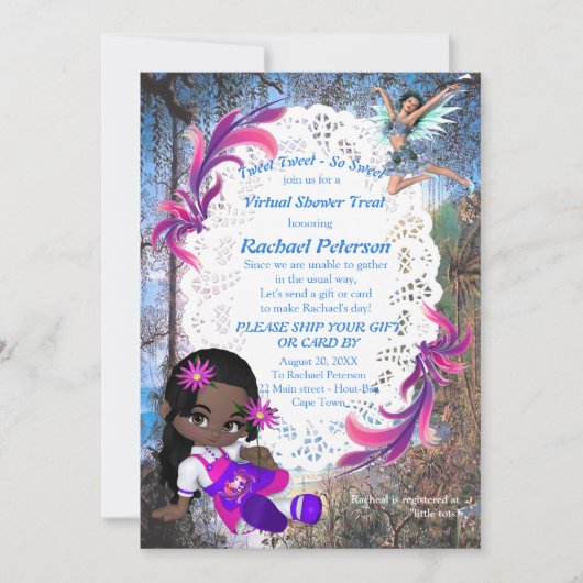 Fantasy Fairytale verhalen in de Bossen en bossen Bedankkaart (Voorkant)