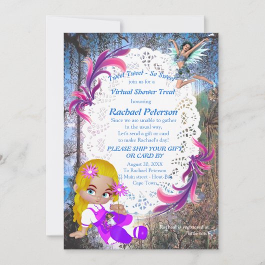 Fantasy Fairytale verhalen in de Bossen en bossen Bedankkaart (Voorkant)