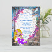 Fantasy Fairytale verhalen in de Bossen en bossen Bedankkaart (Staand voorkant)