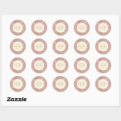 Fantasy Fee Eerste Wilde Bloem Ronde Sticker (Vel)