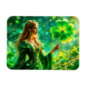 Fantasy fee St Patrick Day Ierse folklore kunst Magneet (Horizontaal)