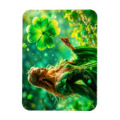 Fantasy fee St Patrick Day Ierse folklore kunst Magneet (Verticaal)