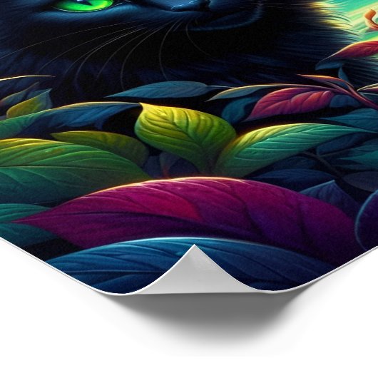 Fantasy Feline Artwork Poster (Hoek)