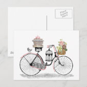 Fantasy-fiets Briefkaart (Voorkant / Achterkant)