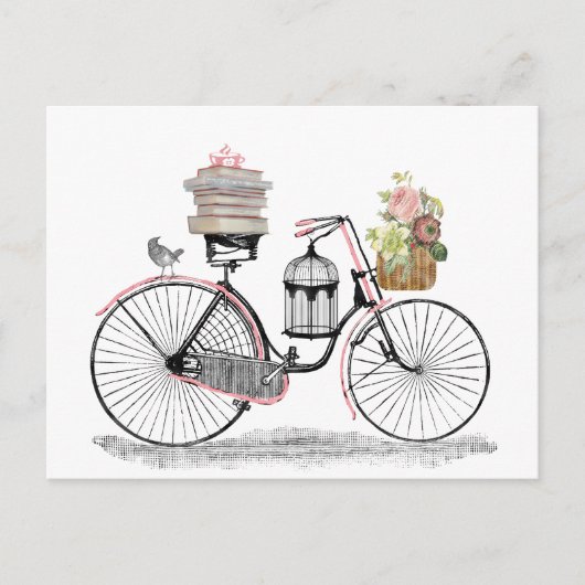 Fantasy-fiets Briefkaart (Voorkant)