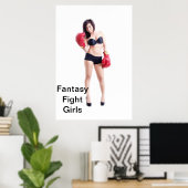 Fantasy Fight Girls Payton Poster (Thuiskantoor)