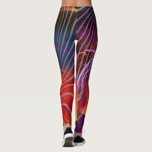 Fantasy Fire Breading Dragon Leggings (Achterkant)